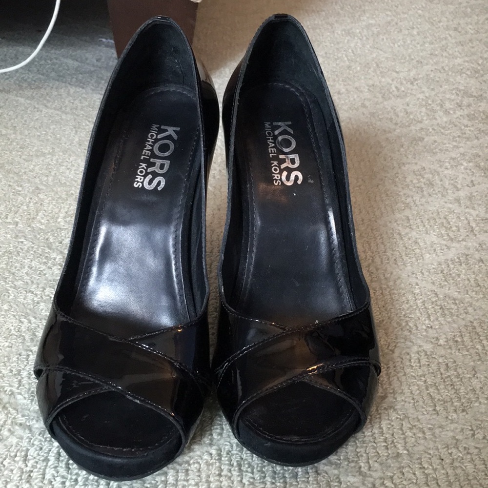 Black Kors by Michael Kors heels